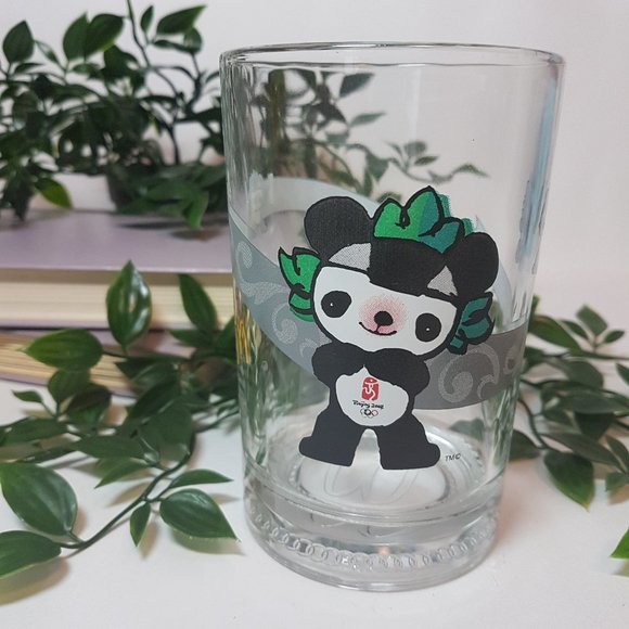Vintage Collectible McDonald's Canada 2008 Beijing Olympic Drinking Glass Black - Picture 2 of 11
